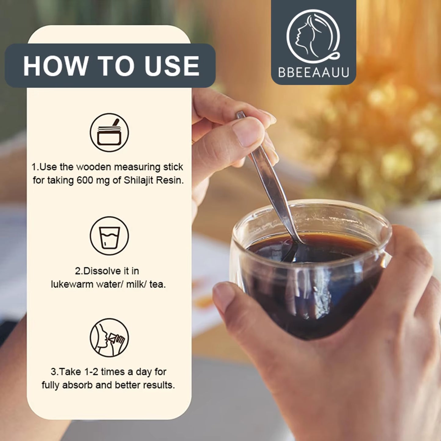 Pure Organic Shilajit Mineral Supplements