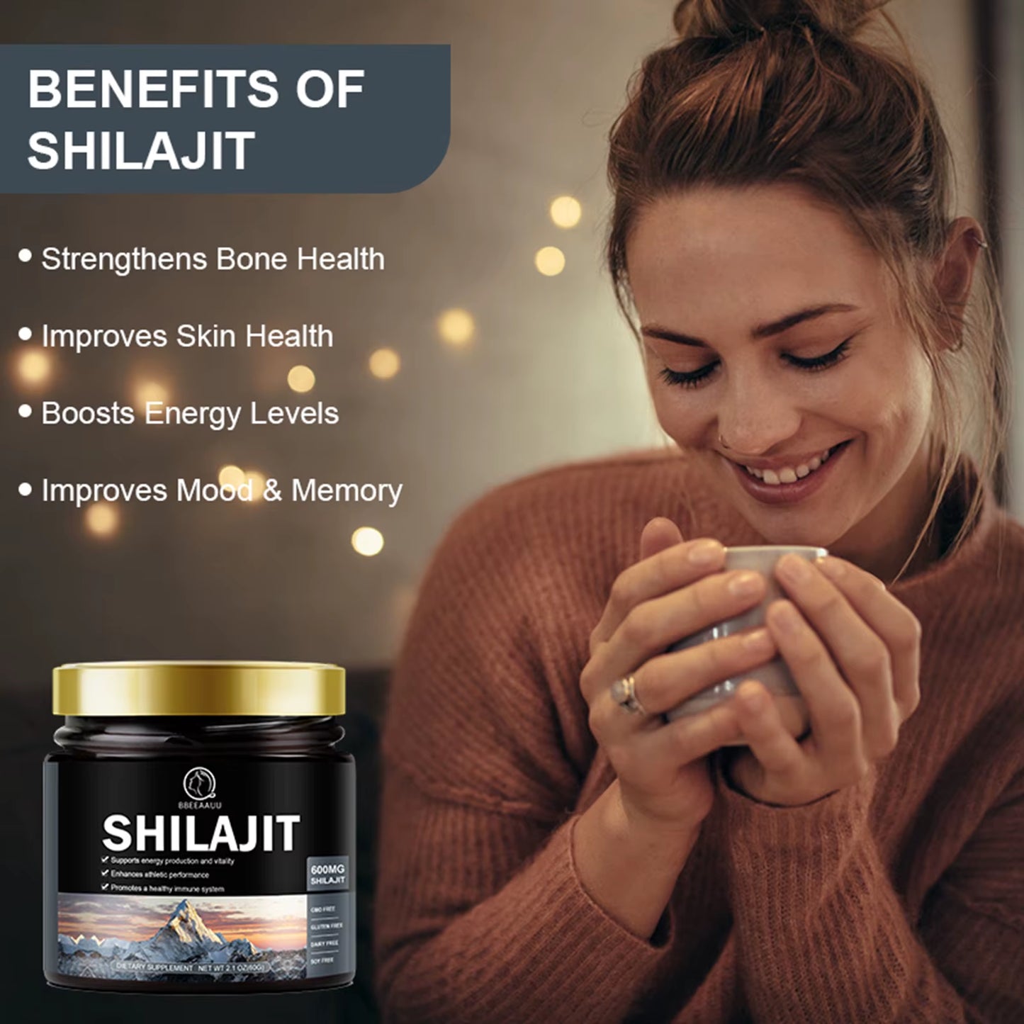 Pure Organic Shilajit Mineral Supplements